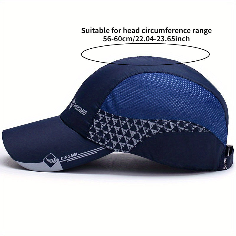 Ultra-Breathable Unisex Baseball Cap - Advanced UV Protection, Adjustable Strap, One-Size-Fits-Most Comfort, Perfect for Sport, Travel, Leisure, and Summer Outdoor Activities