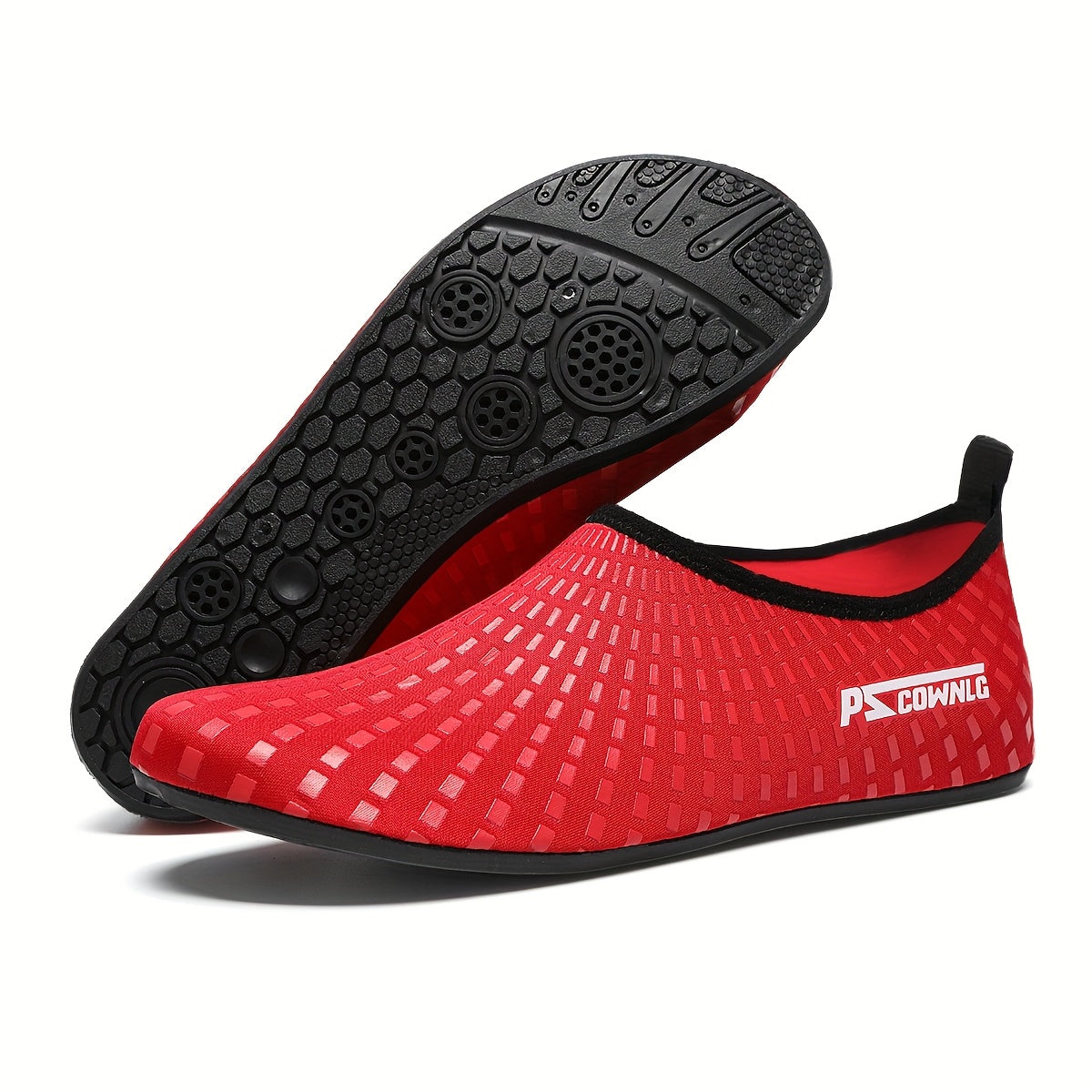 [Quick-Dry Aqua Socks] Quick-Dry Breathable Aqua Socks for Women & Men | Slip-On Water Shoes with Non-Slip Rubber Sole, Striped Design for Swimming, Beach, Yoga, Pool & Camping - Lightweight Sport Accessories, Beach Footwear