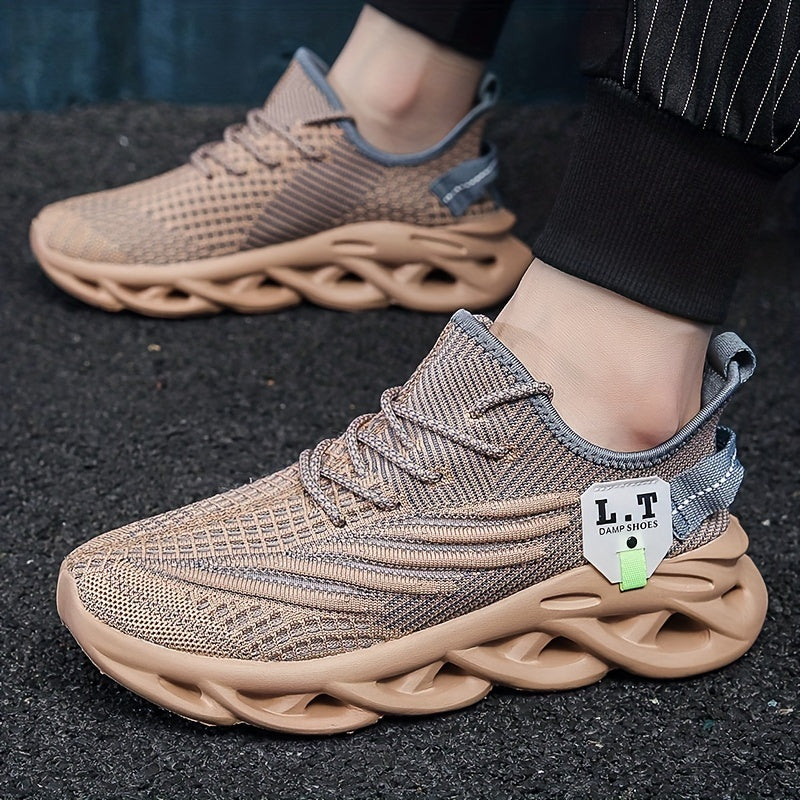Lightweight Non-Slip Breathable Blade Sneakers - Men's Sport Shoes for Running, Walking, and Training