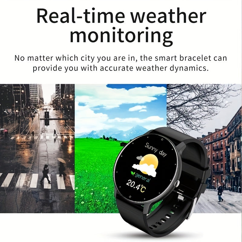Smart Watches, Men's Sport Multifunction Full Touch Screen Smartwatch For Android IOS