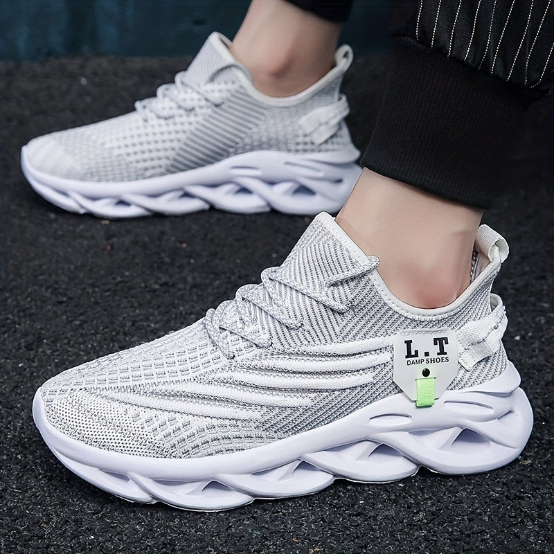 Lightweight Non-Slip Breathable Blade Sneakers - Men's Sport Shoes for Running, Walking, and Training