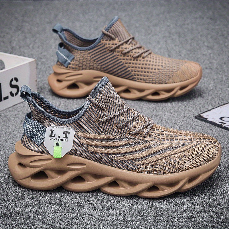 Lightweight Non-Slip Breathable Blade Sneakers - Men's Sport Shoes for Running, Walking, and Training