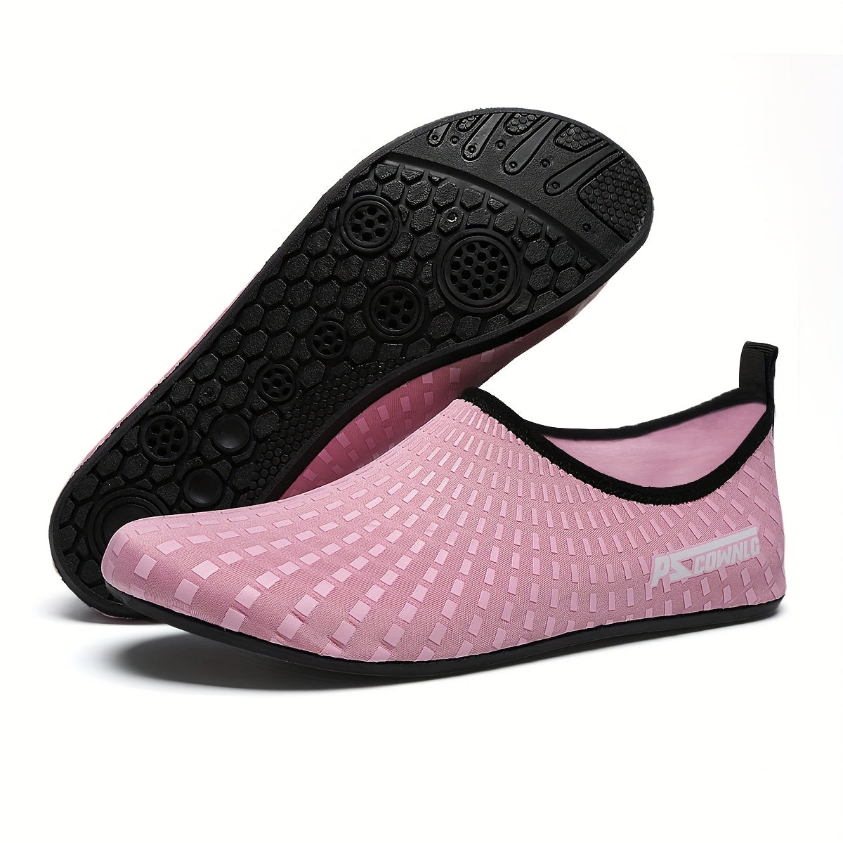 [Quick-Dry Aqua Socks] Quick-Dry Breathable Aqua Socks for Women & Men | Slip-On Water Shoes with Non-Slip Rubber Sole, Striped Design for Swimming, Beach, Yoga, Pool & Camping - Lightweight Sport Accessories, Beach Footwear