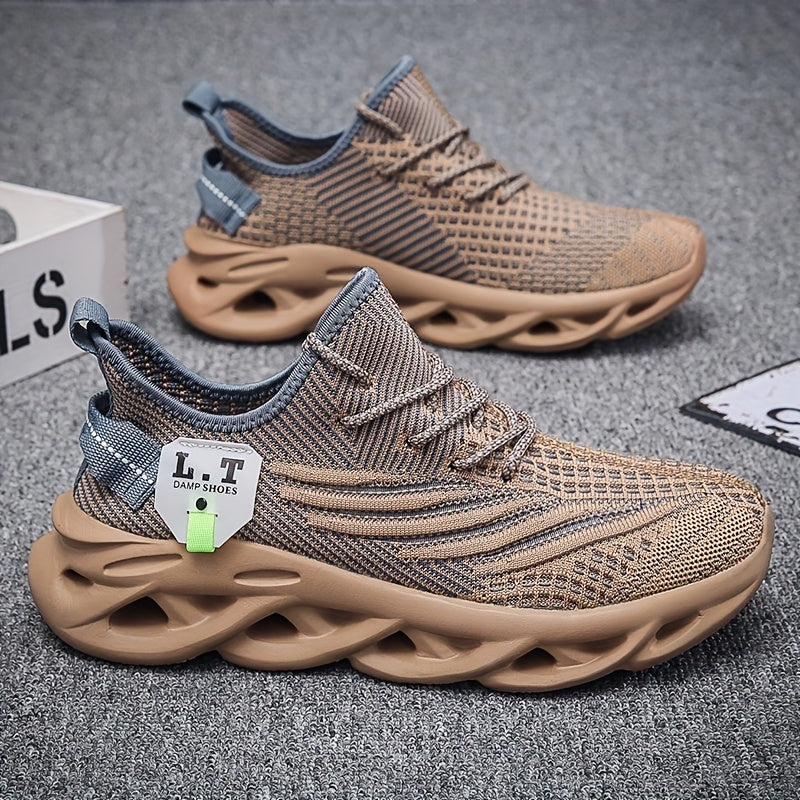 Lightweight Non-Slip Breathable Blade Sneakers - Men's Sport Shoes for Running, Walking, and Training
