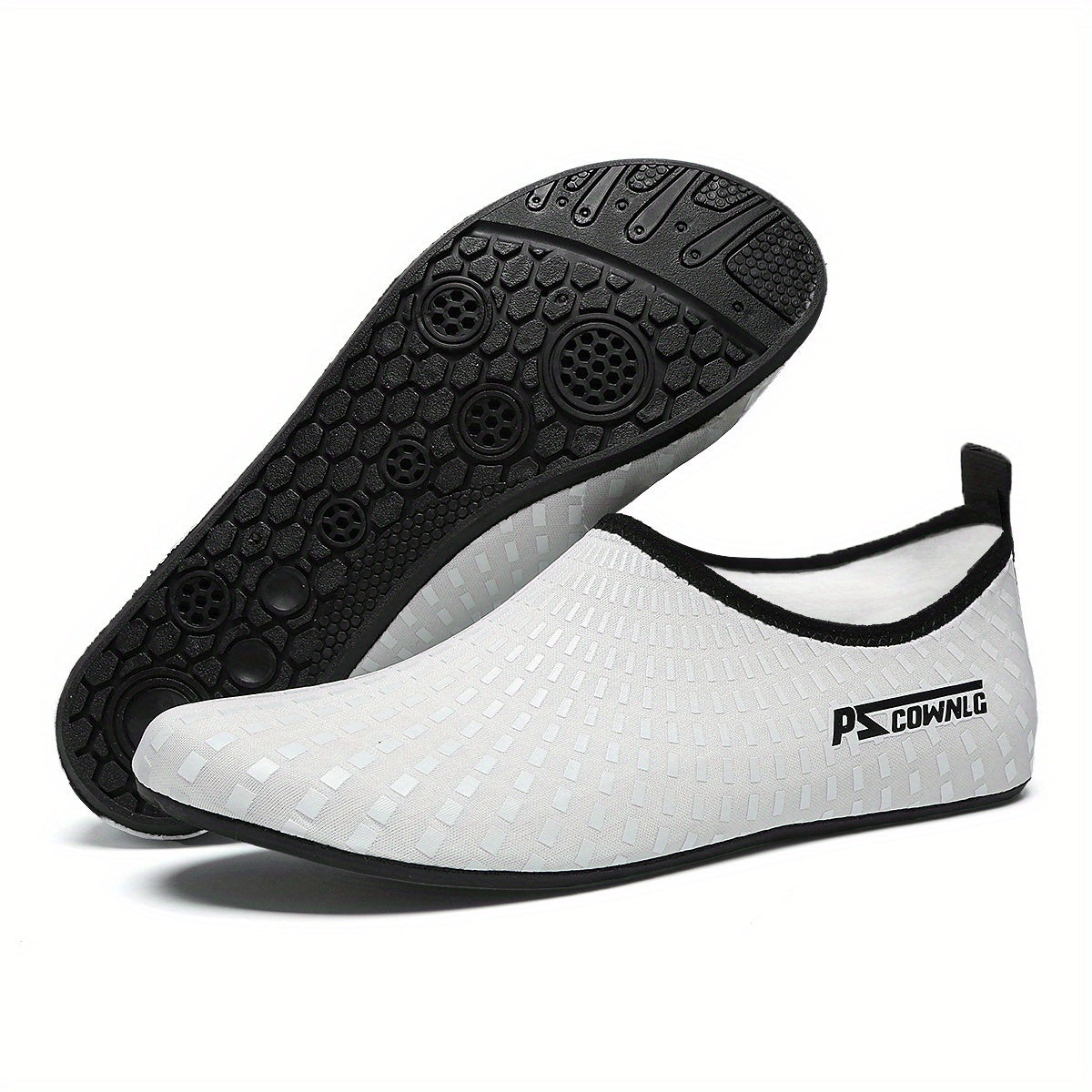 [Quick-Dry Aqua Socks] Quick-Dry Breathable Aqua Socks for Women & Men | Slip-On Water Shoes with Non-Slip Rubber Sole, Striped Design for Swimming, Beach, Yoga, Pool & Camping - Lightweight Sport Accessories, Beach Footwear